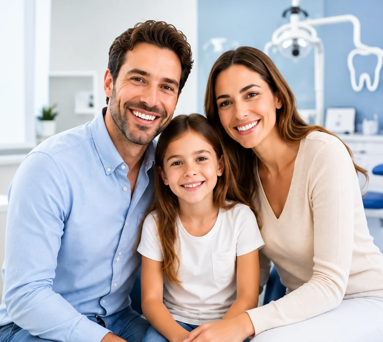 Happy family smiling at Wise Dental Sutherland Shire