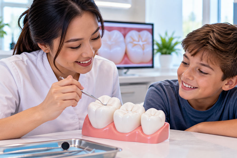 Cavity Prevention with Fissure Sealants